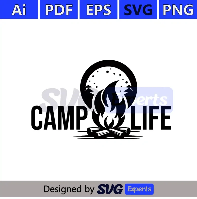 Camping Life SVG