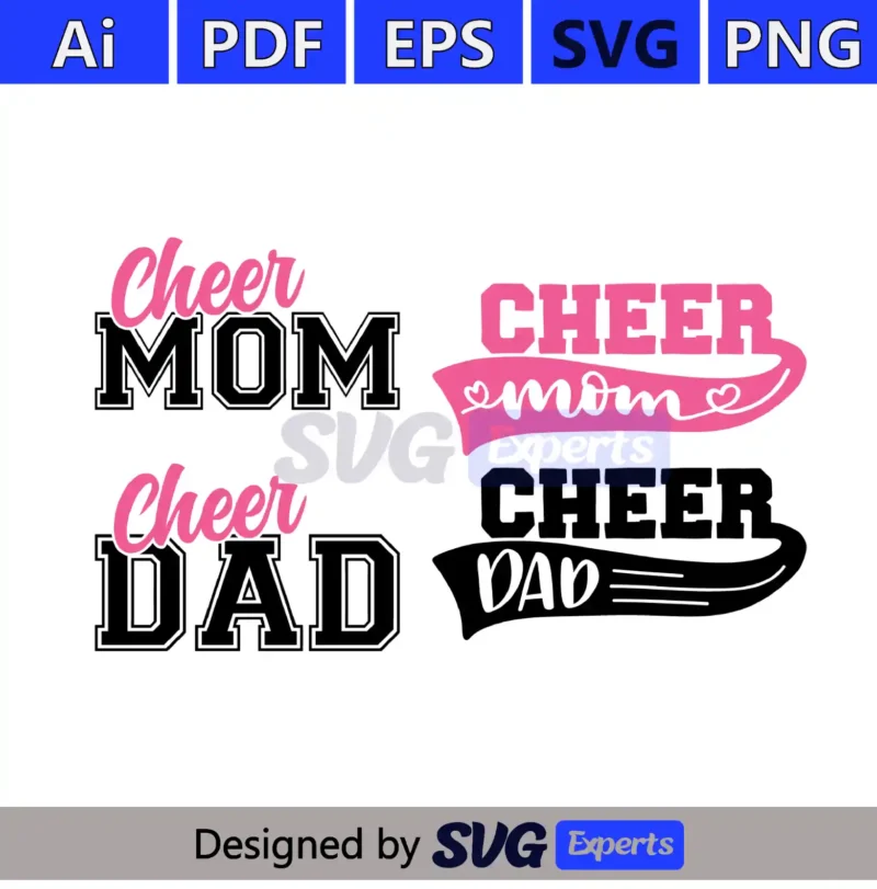 Cheer MOM Cheer DAD