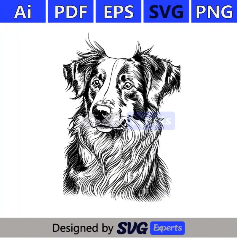 Dog Line Art Free