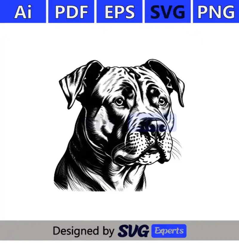 Dog Line Drawing Art