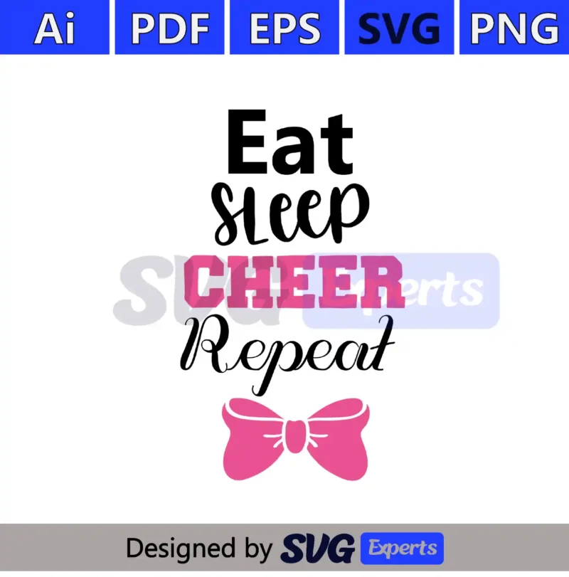 Eat Sleep Cheer Repeat