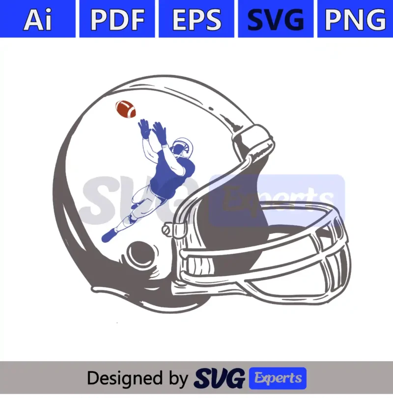 Football Helmet SVG