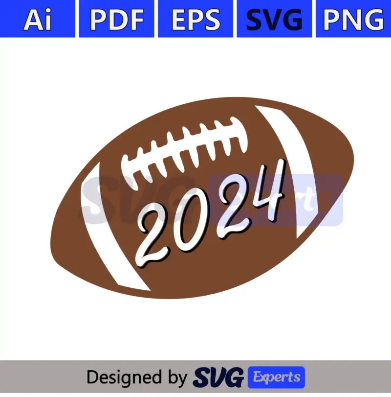 Football Monogram SVG