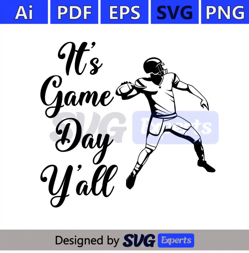 Game Day Football SVG