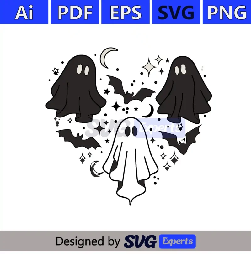 HALLOWEEN HEART DESIGN 1