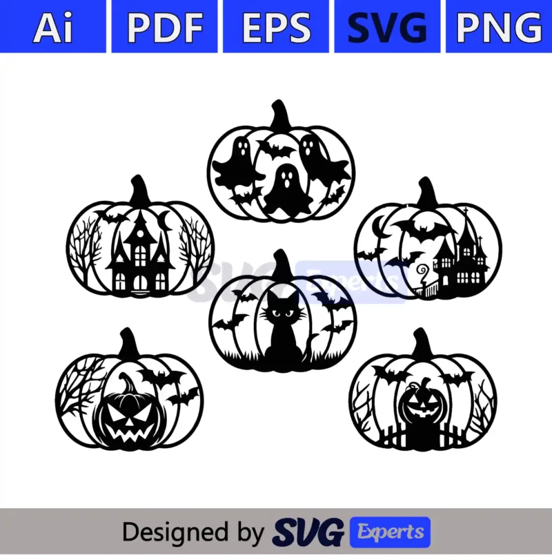 HALLOWEEN PUMPKIN BUNDLE DESIGN