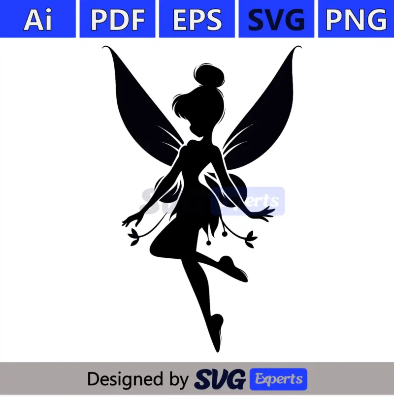 Tinkerbell Silhouette SVG