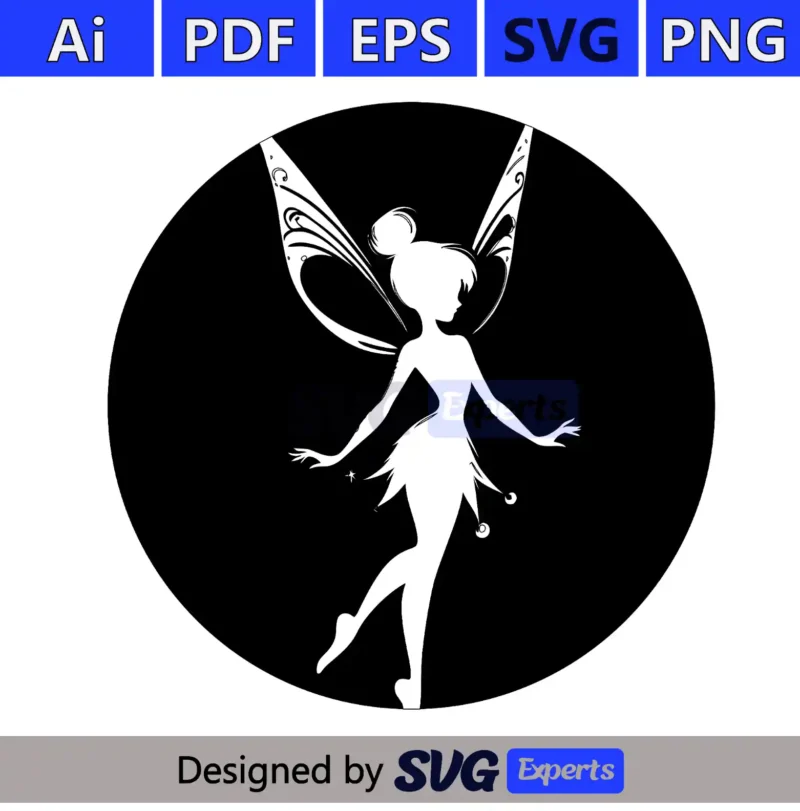 Tinkerbell Silhouette Tattoo