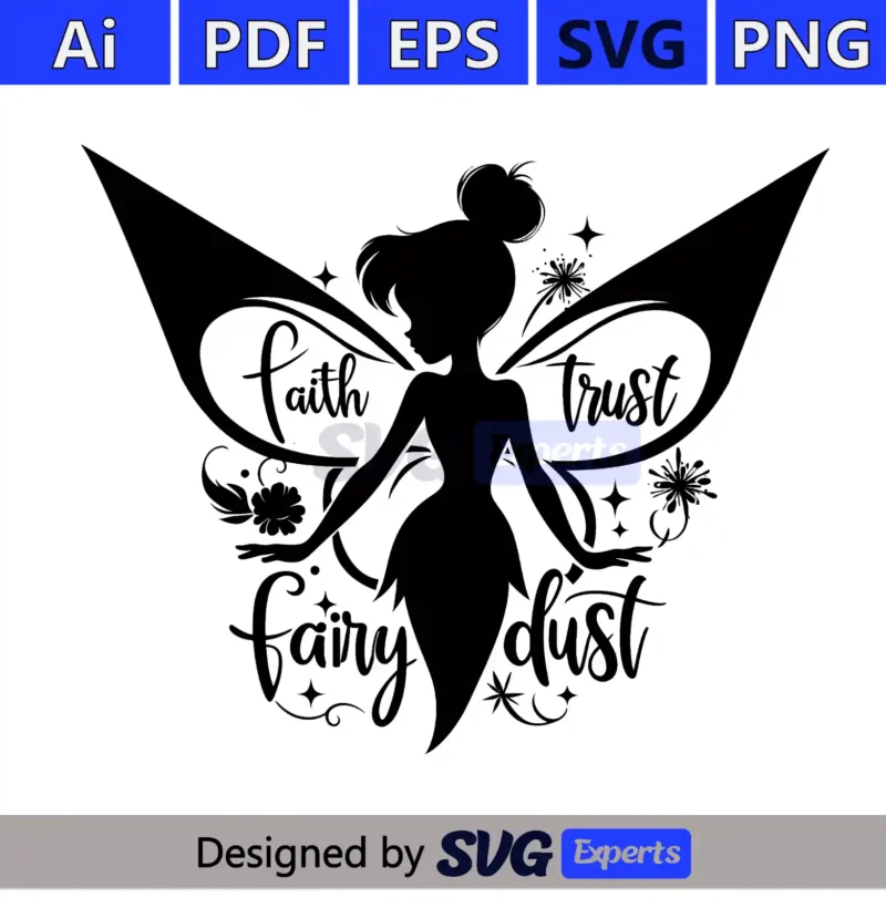 Tinkerbell Vector Silhouette