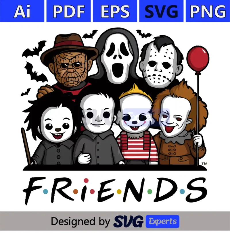 Halloween Friends SVG