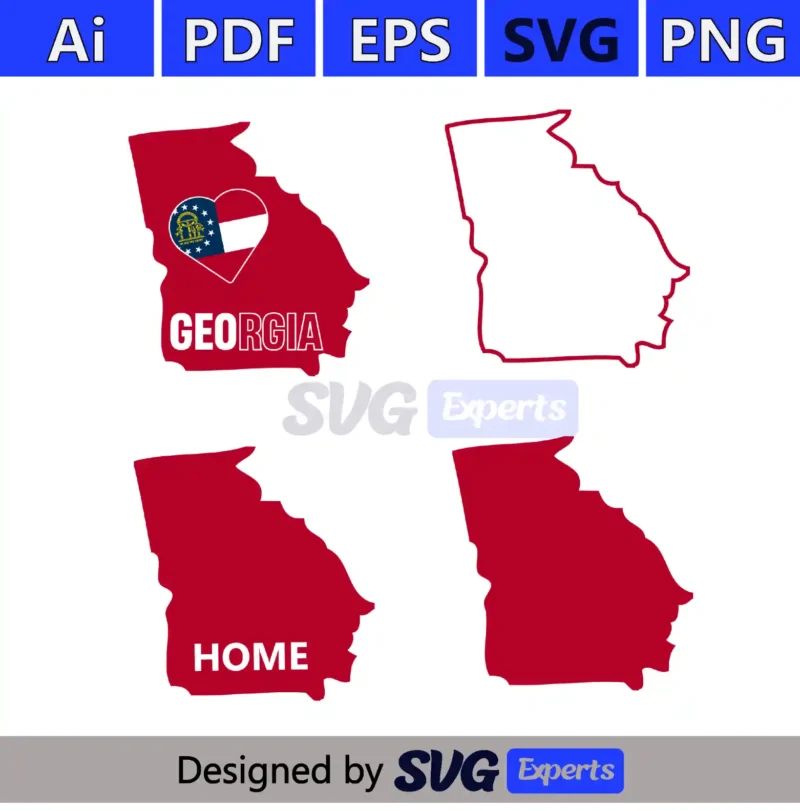 State Of Georgia SVG Free