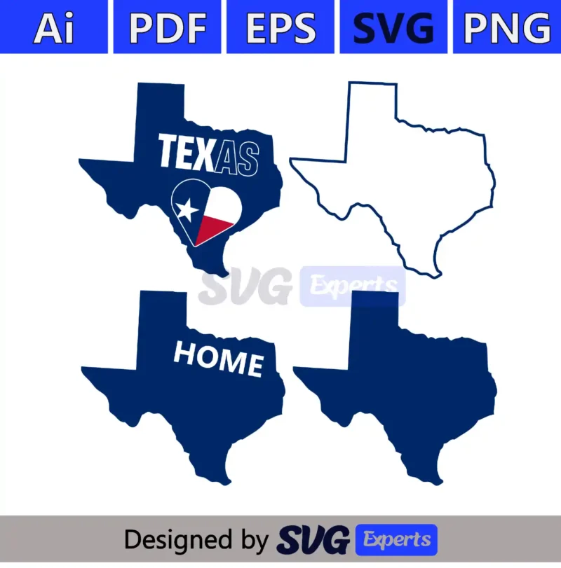 Texas Outline SVG