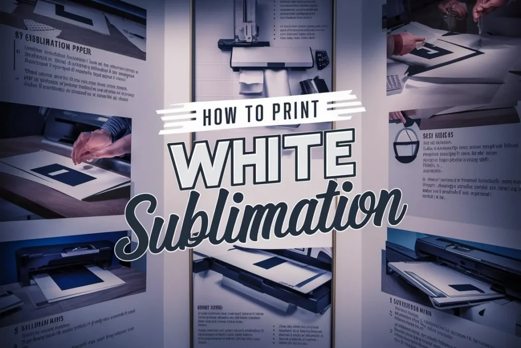 How To Print White Sublimation Using HTV 2024?